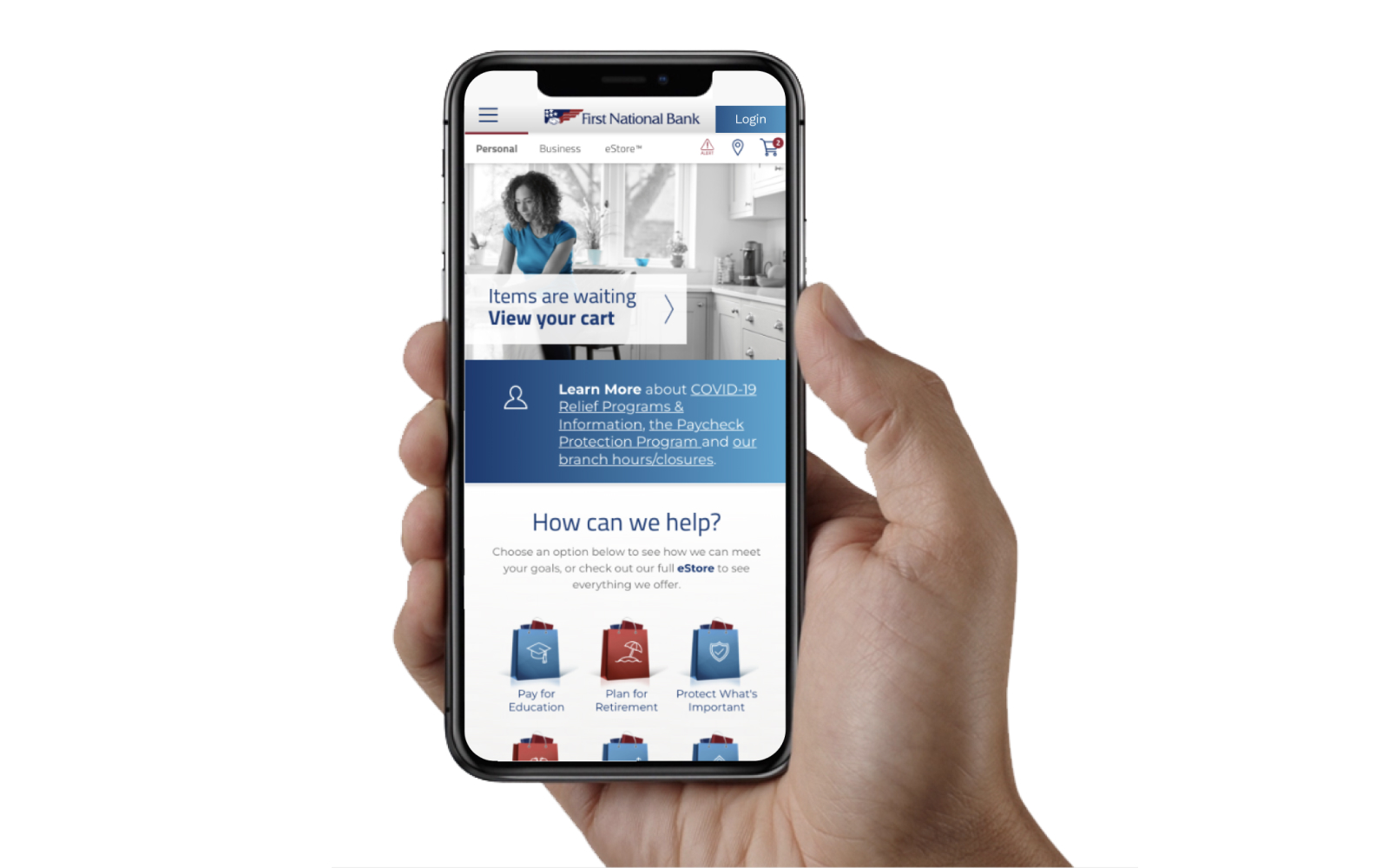 Mobile checkout redesign case study preview